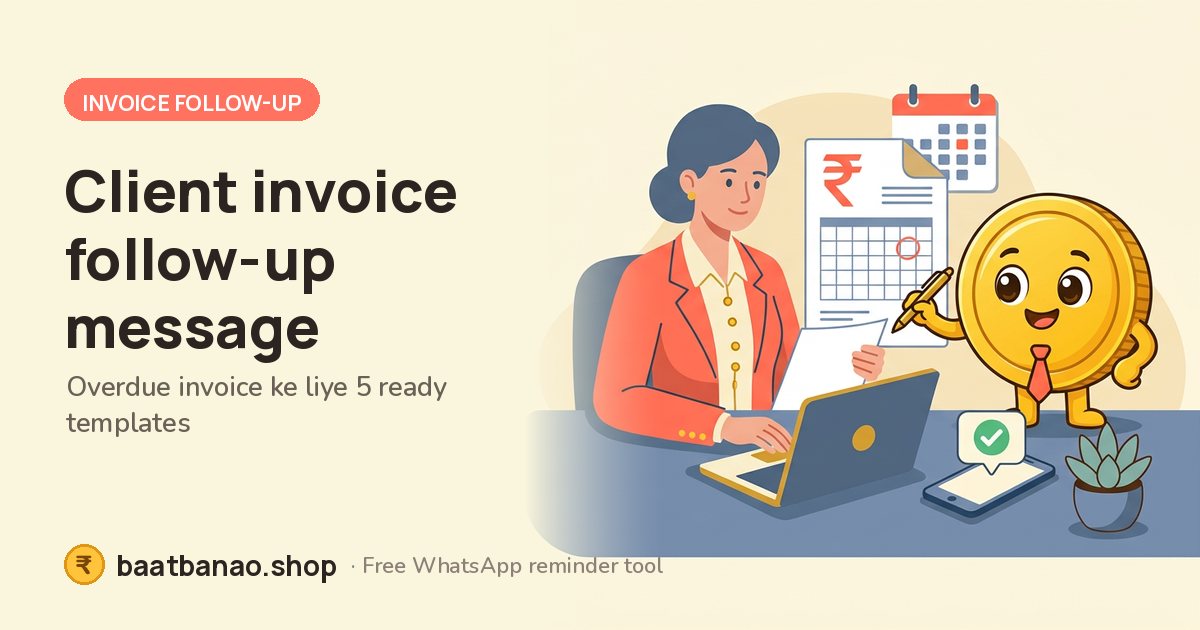 Client invoice follow-up