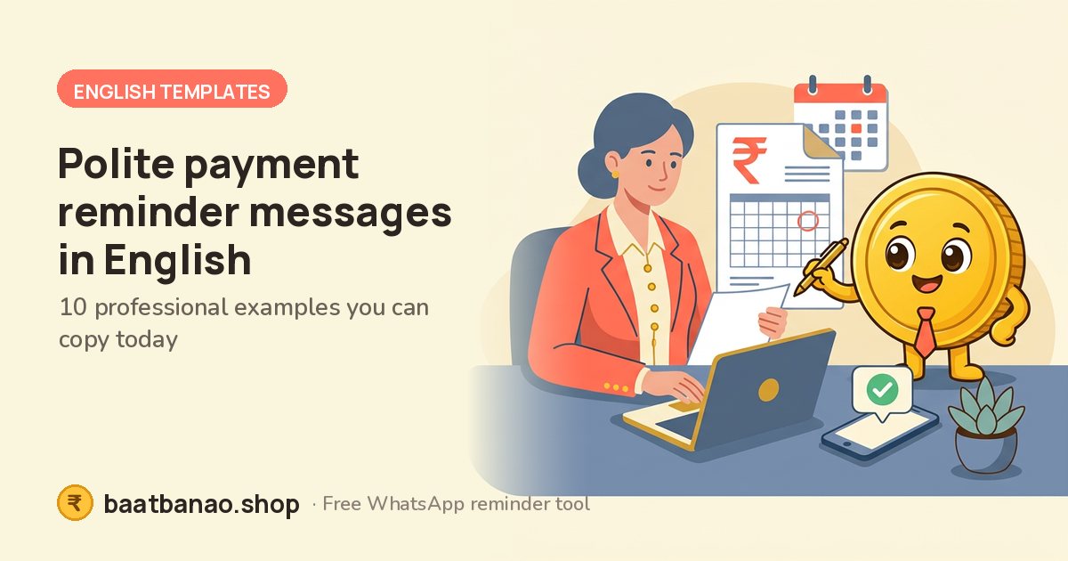 Polite reminders (English)